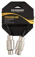 RockBoard XLR kabel plat male-female 30 cm - thumbnail