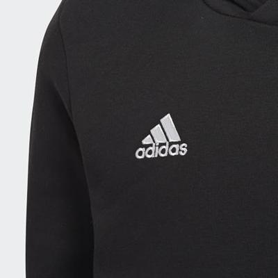 adidas Entrada 22 Sweat Hoodie Kids Zwart Wit adidas Entrada 22 Sweat Hoodie Kids Zwart Wit