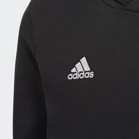adidas Entrada 22 Sweat Hoodie Kids Zwart Wit - thumbnail