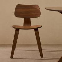 Kave Home Gena Eetkamerstoel - Walnoot - thumbnail