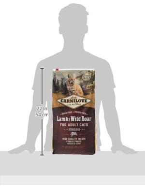 CARNILOVE Lamb & Wild Boar Sterilised - droog kattenvoer - 6kg - thumbnail
