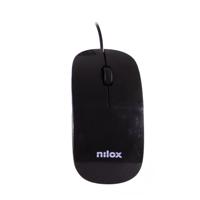 Toetsenbord en muis Nilox COMBO USB NILOX - TECLADO + RATÓN FLAT Zwart Qwerty Spaans QWERTY - thumbnail