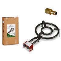 Brander voor paëlla La Dehesa Ijzer Zwart - thumbnail