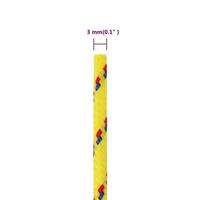 VidaXL Boot touw 3 mm 50 m polypropyleen geel - thumbnail