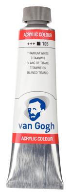 Van Gogh Acrylverf Tube 40 ml - Titaanwit 105