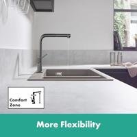 Hansgrohe Talis M54 ééngreeps keukenmengkraan 270, Brushed Black Chrome - thumbnail