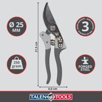 Snoeischaar voorbijsnijdend gesmeed high quality 21,5 cm TalenTools - Talentools - thumbnail