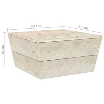 2-delige Loungeset geïmpregneerd vurenhout