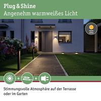 Paulmann 93917 Verlichtingssysteem Plug&Shine LED-vloerinbouwlamp LED 6 W Warmwit Antraciet - thumbnail