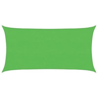 VidaXL Zonnezeil 160 g/m² 2,5x4,5 m hdpe lichtgroen