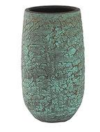 Hoge pot evi antiq bronze bloempot binnen 19 cm