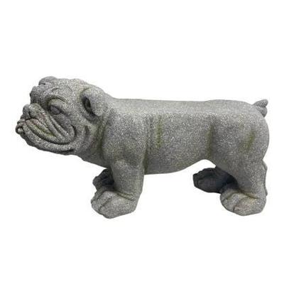 Leitmotiv Outdoor Bench Dog Donkergrijs