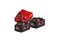 Milwaukee Milwaukee M18 HNRG-552 Accu Starterset 18V High Output™ 2x 5.5Ah - 4933464713 - thumbnail