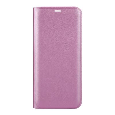Voor Galaxy S9 PLUS ultradunne Lichi textuur kaart horizontale Flip lederen draagtas met Slot(Pink)