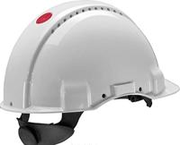 3M Peltor G3000 vh-bouwhelm wit met draaiknop - thumbnail