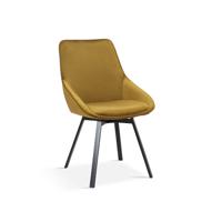 Stoel Eloise Goud Fluweel - thumbnail