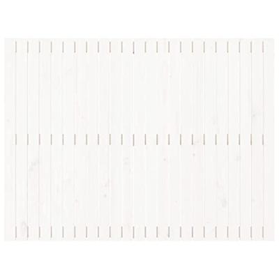 Wandhoofdbord 146,5x3x110 cm massief grenenhout wit