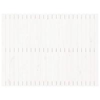Wandhoofdbord 146,5x3x110 cm massief grenenhout wit - thumbnail