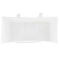 VidaXL Papieren zakken 250 st met hengsels 18x8x22 cm wit - thumbnail