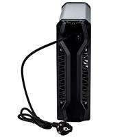 V-TAC VT-3216 Insectenvernietiger UV-lamp 16 W (Ø x h) 354 mm x 93.5 mm Aluminium, Zwart 1 stuk(s) - thumbnail