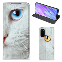 Samsung Galaxy S20 | Hoesje maken | Witte Kat - thumbnail