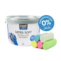 Creall boetseerpasta, pot van 1,10 kg met geassorteerde kleuren - thumbnail