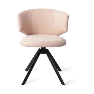 Jesper Home Draaibare Eetkamerstoel 'Misato' kleur Pink Peony