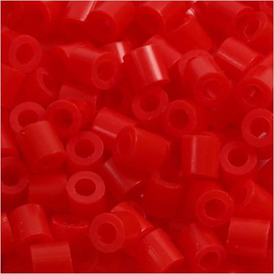 NABBI Foto kralen, afm 5x5 mm, gatgrootte 2,5 mm, medium, rood (19), 6000 stuk/ 1 doos