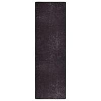 VidaXL Vloerkleed wasbaar anti-slip 80x300 cm antracietkleurig - thumbnail