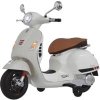 JAMARA Elektrische Vespa scooter Ride On (Wit) - thumbnail