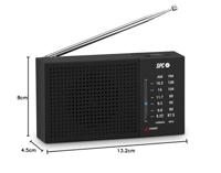 Transistor Radio SPC 4584N Zwart - thumbnail