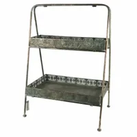 Noor Living etagere messingkleurig 67 cm | 4 stuks - thumbnail