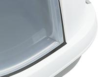 TRIXIE KATTENBAK PRIMO XXL MET KAP GRIJS / WIT 71X56X47 CM - thumbnail