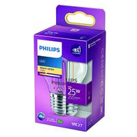 Philips LED 76329900 LED-lamp Energielabel F (A - G) E27 Kogel 2 W = 25 W Warmwit (Ø x h) 4.5 cm x 7.8 cm Filament / Retro-LED 1 stuk(s) - thumbnail