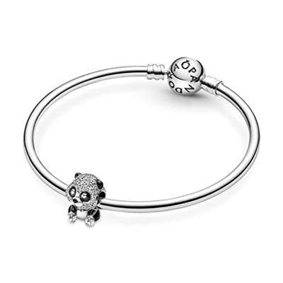 Pandora 790771C01 Bedel Sparkling Cute Panda zilver-zirconia zwart-wit - thumbnail