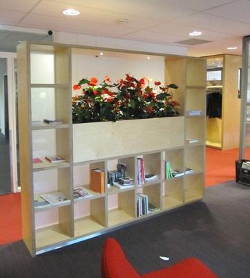 Anthurium deluxe kunstplant 80cm - rood