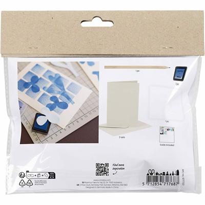 Creativ Company Mini hobbyset foam druk, kaart met dessin, wit, off white, 1 doos Creativ Company Mini hobbyset foam druk, kaart met dessin, wit, off white, 1 doos