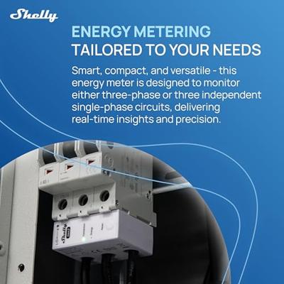 Shelly 3EM-63T Gen3 Energiemeter