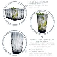 Bormioli Rocco Longdrinkglazen Diamond - Blauw - 470 ml - 6 stuks - thumbnail