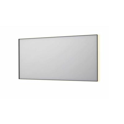 Spiegel INK SP32 160x4x80 cm Incl. Indirect LED-Verlichting Rondom en Spiegelverwarming Geborsteld Metal Black