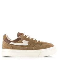 S.W.C - Pearl S-Strike Geo-Merged brown Suede Unisex - thumbnail