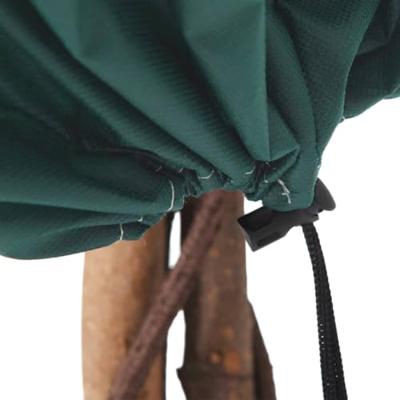 VidaXL Plantenhoezen met trekkoord 4 st 70 g/m² 0,8x1 m - thumbnail