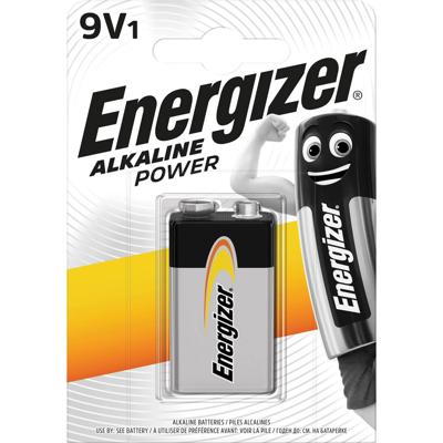 Energizer Power 6LR61 9V batterij (blok) Alkaline 9 V 1 stuk(s)