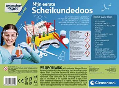 Clementoni wetenschap & spel mijn eerste scheikundedoos - thumbnail