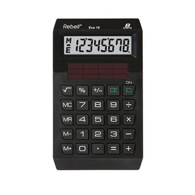 Rebell RE-ECO10-BX Calculator ECO 10 Zwart Rebell RE-ECO10-BX Calculator ECO 10 Zwart