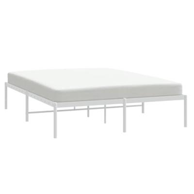 Bedframe metaal wit 160x200 cm Bedframe metaal wit 160x200 cm