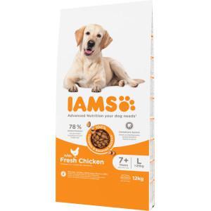Iams for Vitality Senior Large met kip hondenvoer 2 x 12 kg Iams for Vitality Senior Large met kip hondenvoer 2 x 12 kg