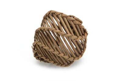 Beeztees aluka speelbal - knaagdier - riet - 9 cm