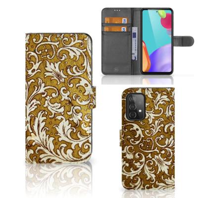 Wallet Case Samsung Galaxy A52 Barok Goud Wallet Case Samsung Galaxy A52 Barok Goud