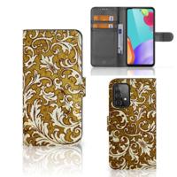Wallet Case Samsung Galaxy A52 Barok Goud - thumbnail